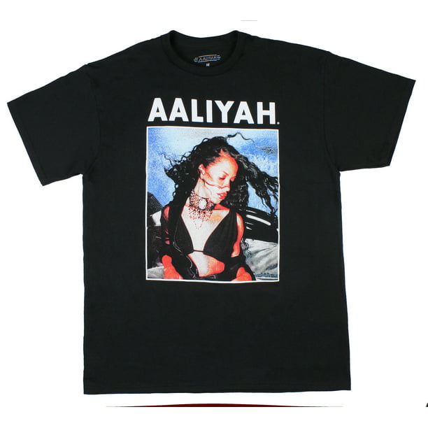 Aaliyah Airbrush Bandana Photo T-Shirt Aaliyah t shirt
